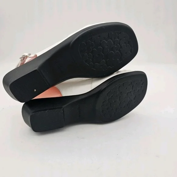 Easy Street Womens Fantasia Sandal Gathered Slip On Elastic Slingback White 7.5M - Picture 12 of 14